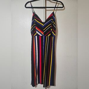 Striped Sleeveless Dress